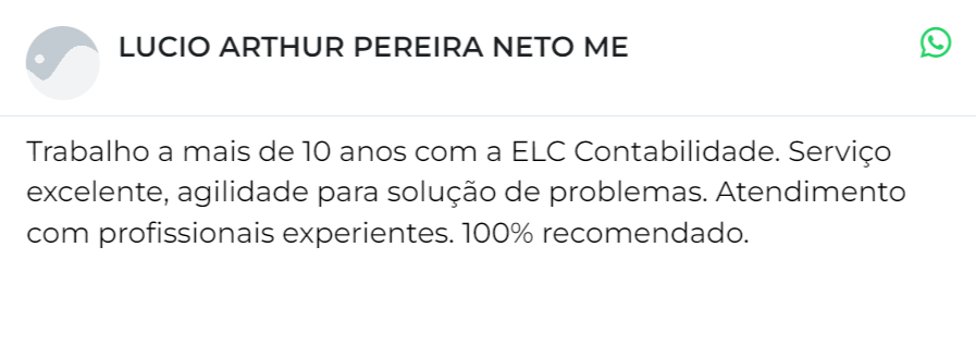Depoimento cliente lucio